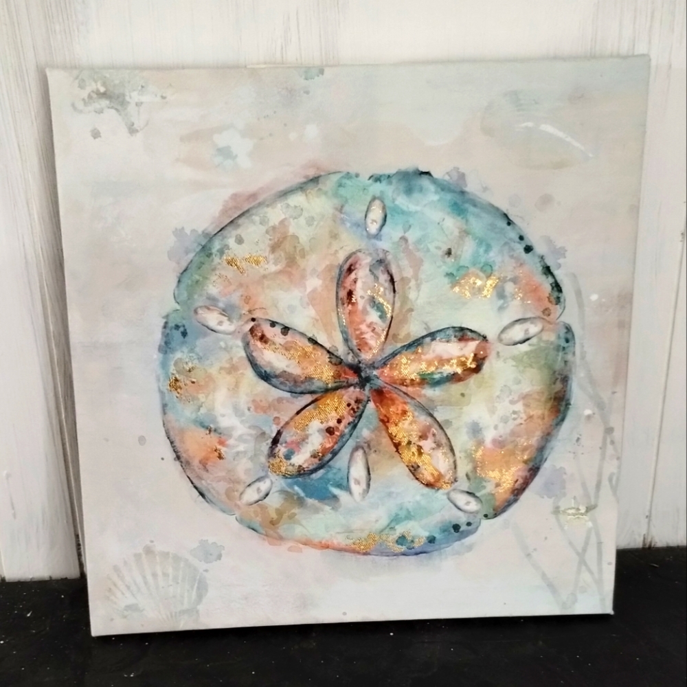 Colorful Sand Dollar Canvas
